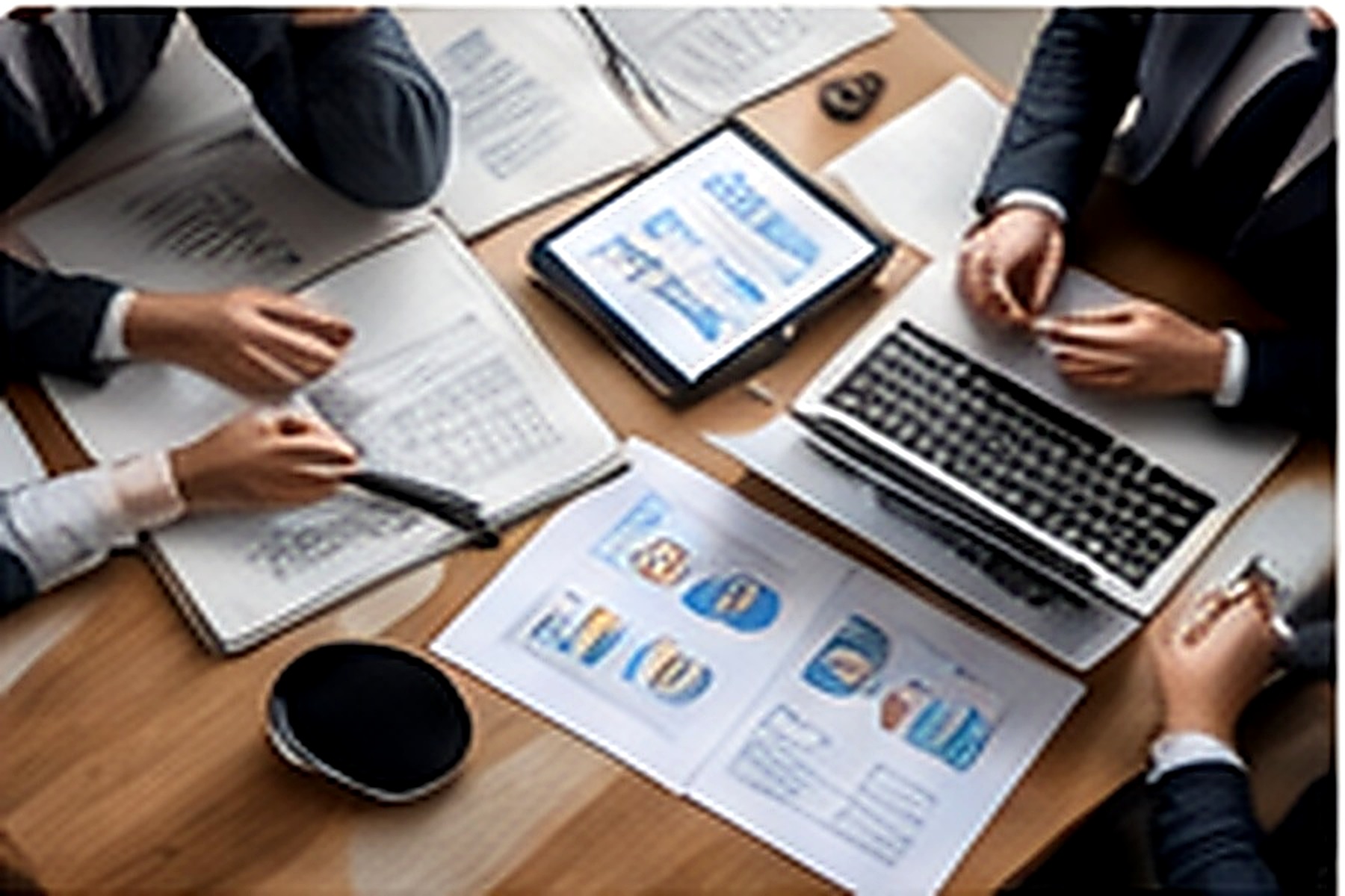 Restrukturierung und Unternehmensbegleitung im Strategie-Meeting